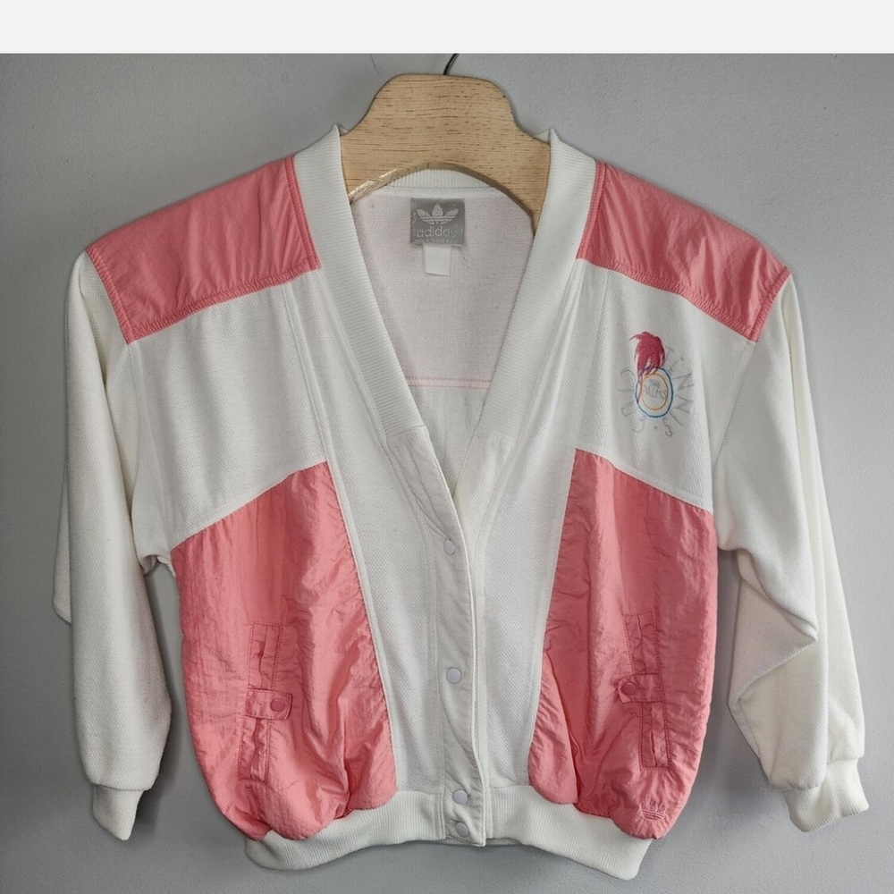 Vintage Adidas made in Taiwan tennis club jacket rare size small